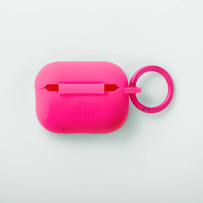 AirPod Pro Gen 1/2 Recycled Silicone Case with Clip - heyday Neon Pink