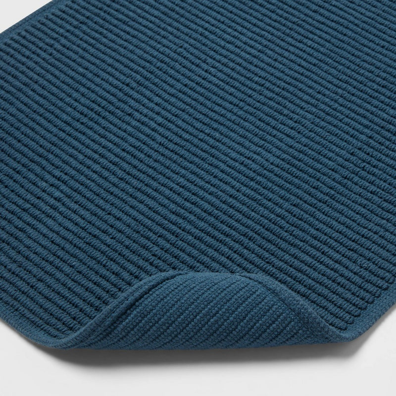 20"x30" Performance Plus Bath Mat Solid Turquoise - Threshold