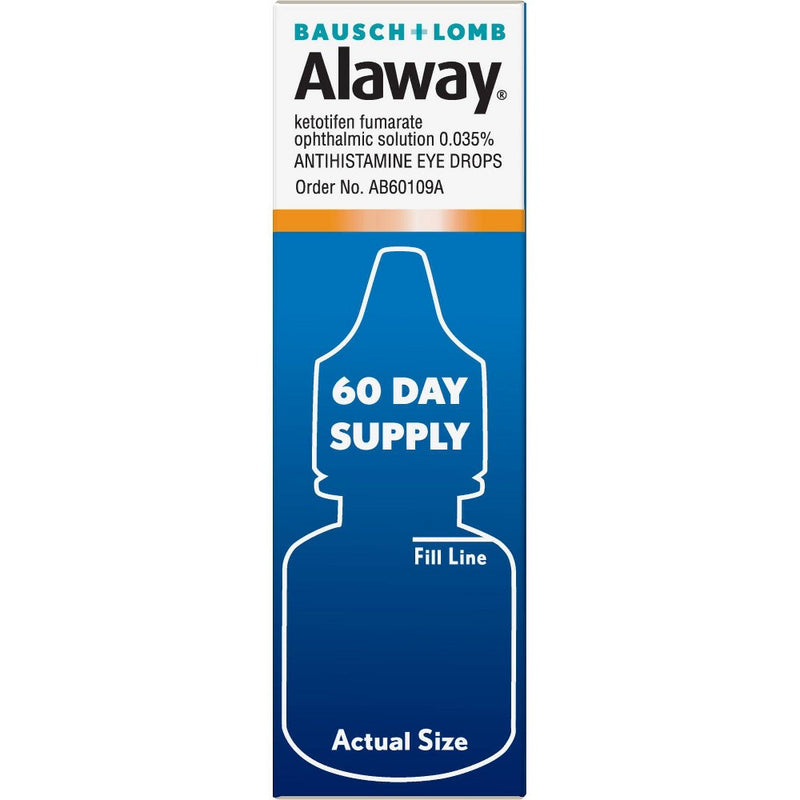 Alaway 12 Hours Allergy Itch Relief Eye Drops - 0.34 fl oz
