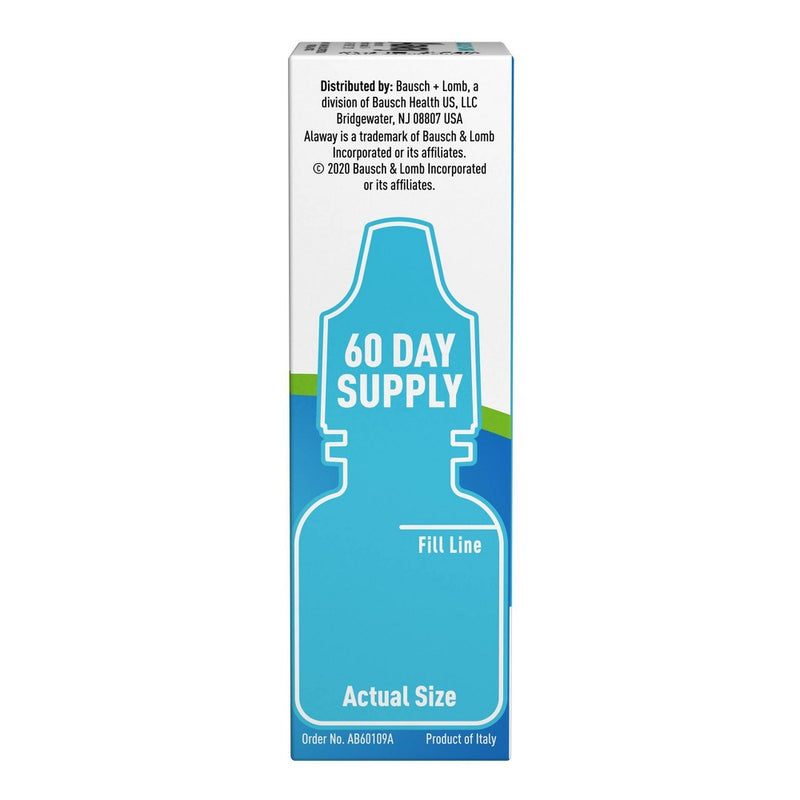 Alaway 12 Hours Allergy Itch Relief Eye Drops - 0.34 fl oz