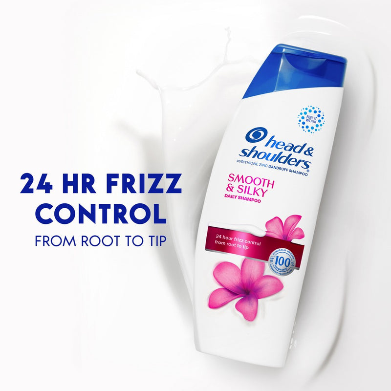 Head & Shoulders Dandruff Shampoo, Anti-Dandruff Treatment, Smooth and Silky for Daily Use, Paraben-Free - 12.5 fl oz