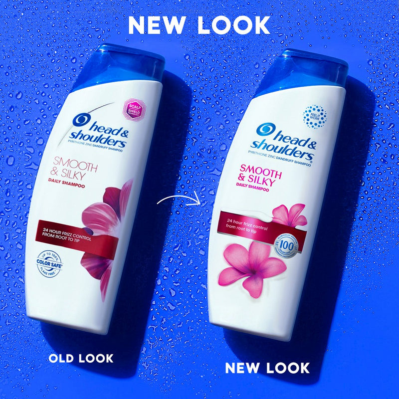 Head & Shoulders Dandruff Shampoo, Anti-Dandruff Treatment, Smooth and Silky for Daily Use, Paraben-Free - 12.5 fl oz