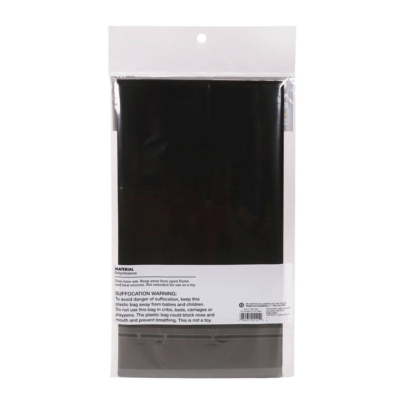 54" x 108" Solid Table Cover Black - Spritz