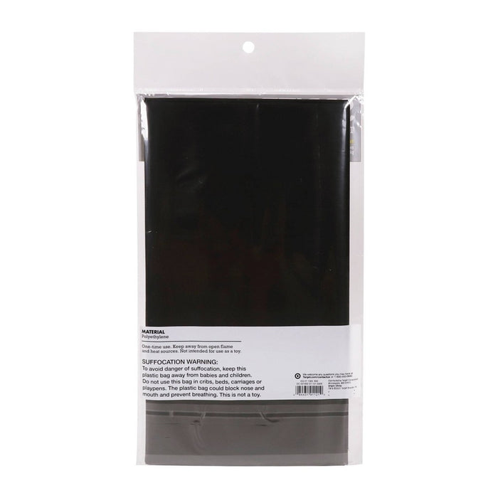 54" x 108" Solid Table Cover Black - Spritz