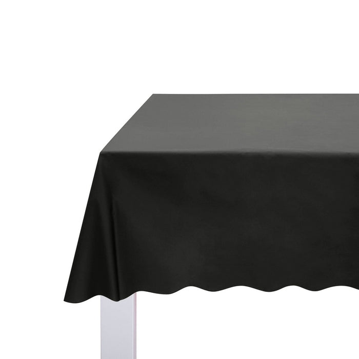 54" x 108" Solid Table Cover Black - Spritz