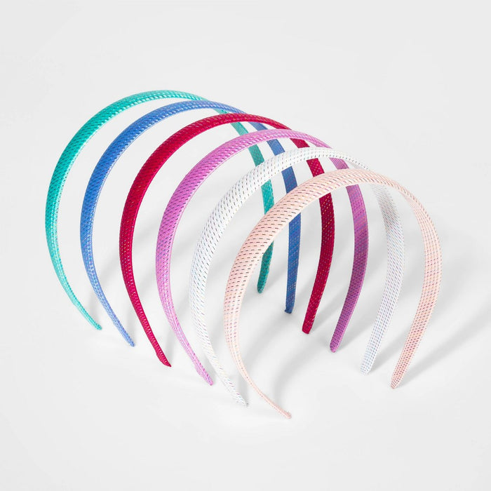 Girls' 6pk Woven Headband - Cat & Jack