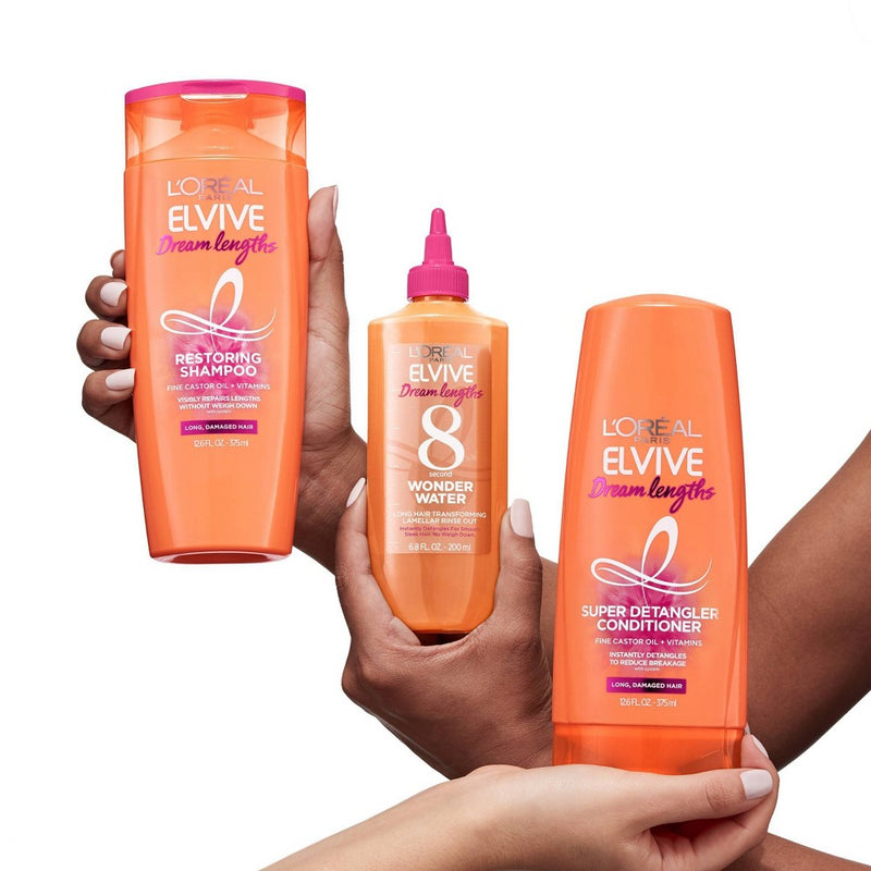 L'Oreal Paris Elvive Dream Lengths Restoring Shampoo for Long & Damaged Hair - 13.5 fl oz
