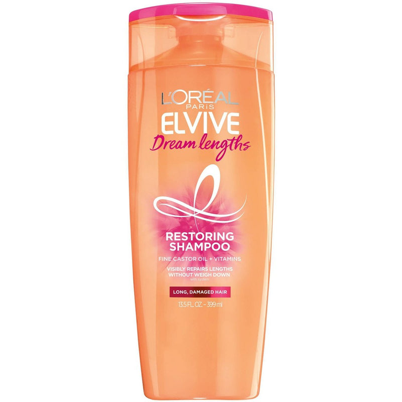 L'Oreal Paris Elvive Dream Lengths Restoring Shampoo for Long & Damaged Hair - 13.5 fl oz