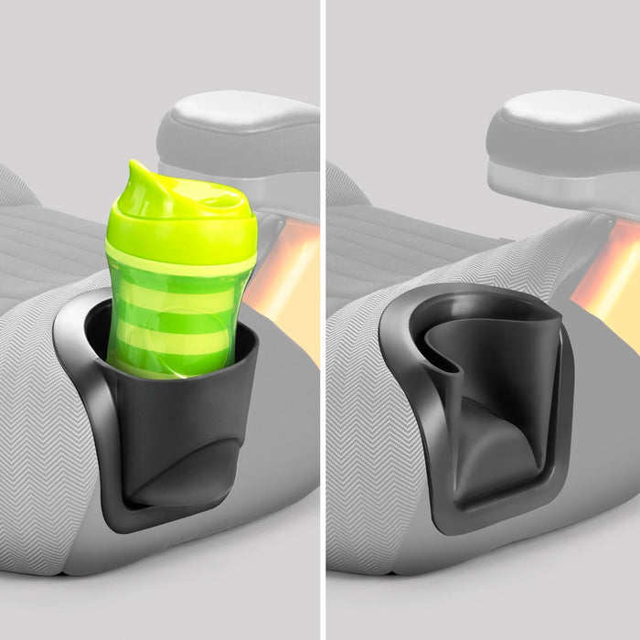 Chicco GoFit Cleartex Backless Booster Car Seat - Shadow