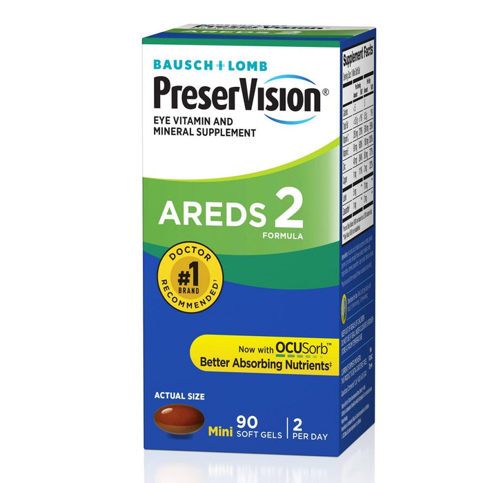PreserVision AREDS 2 Formula Eye Vitamin & Mineral Supplement Softgels - 90ct