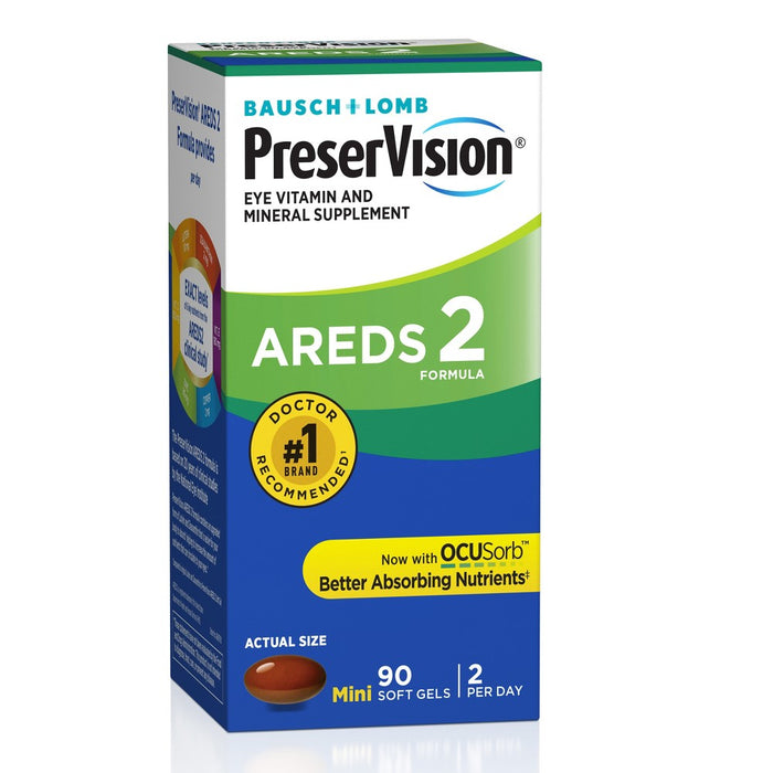 PreserVision AREDS 2 Formula Eye Vitamin & Mineral Supplement Softgels - 90ct