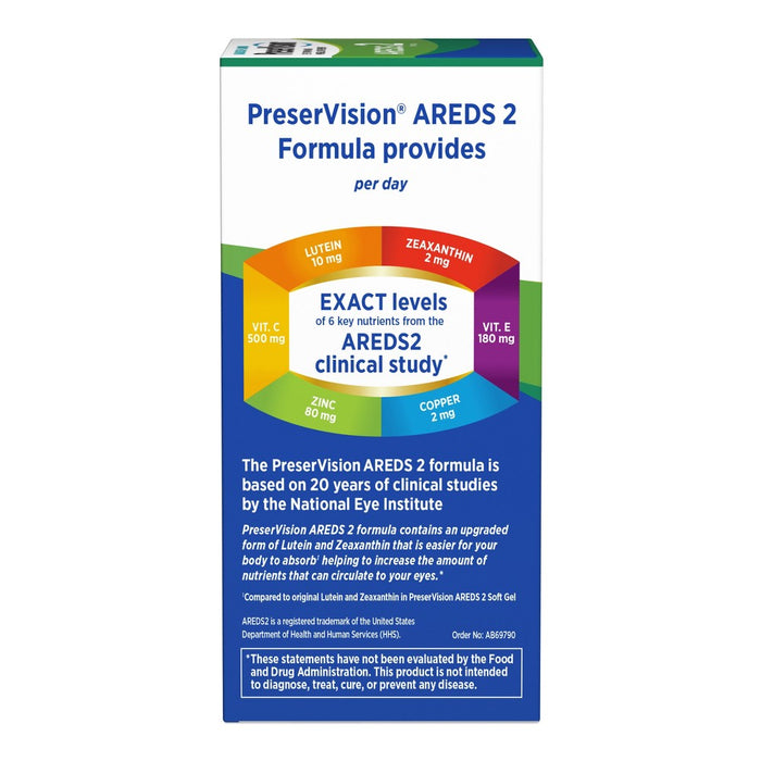 PreserVision AREDS 2 Formula Eye Vitamin & Mineral Supplement Softgels - 90ct
