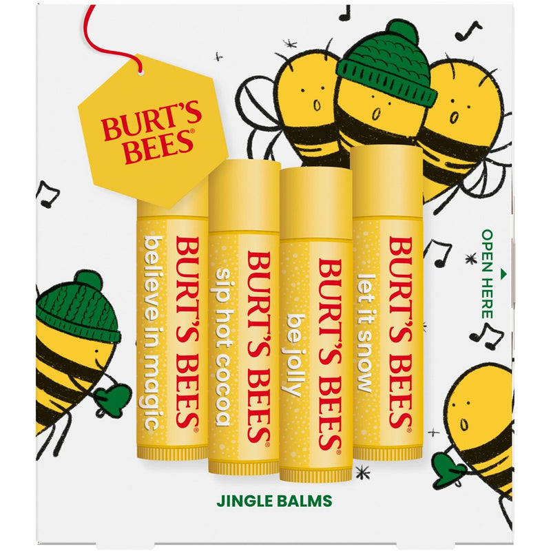 Burt's Bees Jingle Lip Balm Gift set - 4pc