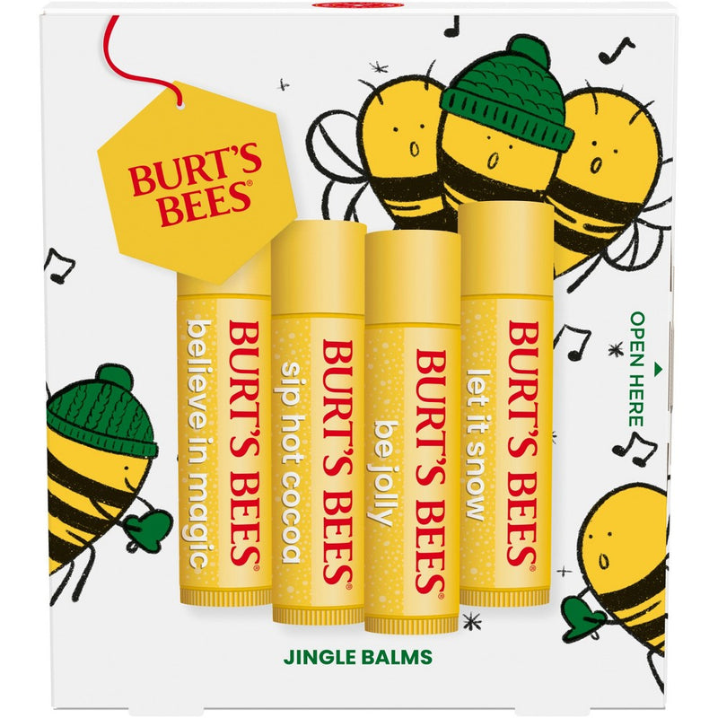 Burt's Bees Jingle Lip Balm Gift set - 4pc