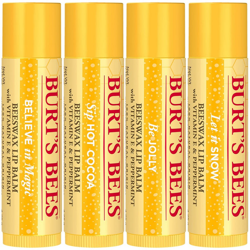 Burt's Bees Jingle Lip Balm Gift set - 4pc