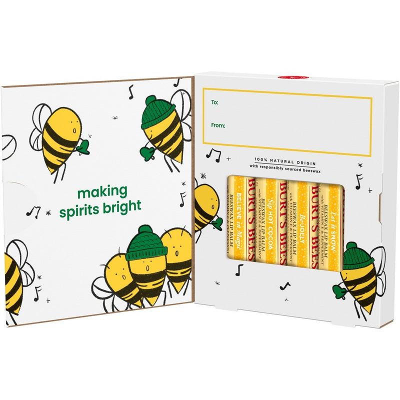 Burt's Bees Jingle Lip Balm Gift set - 4pc