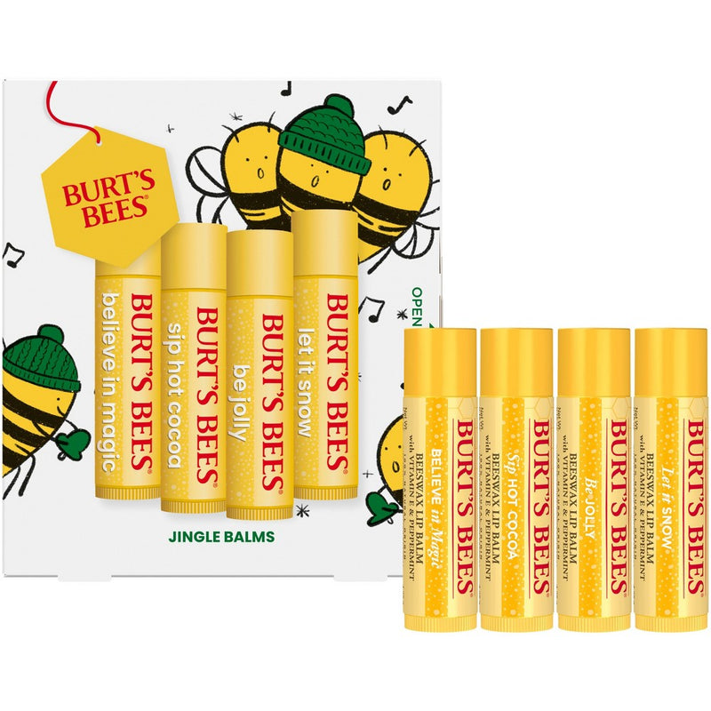 Burt's Bees Jingle Lip Balm Gift set - 4pc