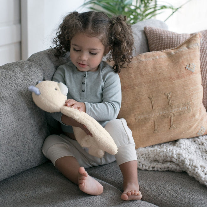 Ingenuity Premium Soft Plush Soothing Bean Bag Lovey - Nate the Teddy Bear