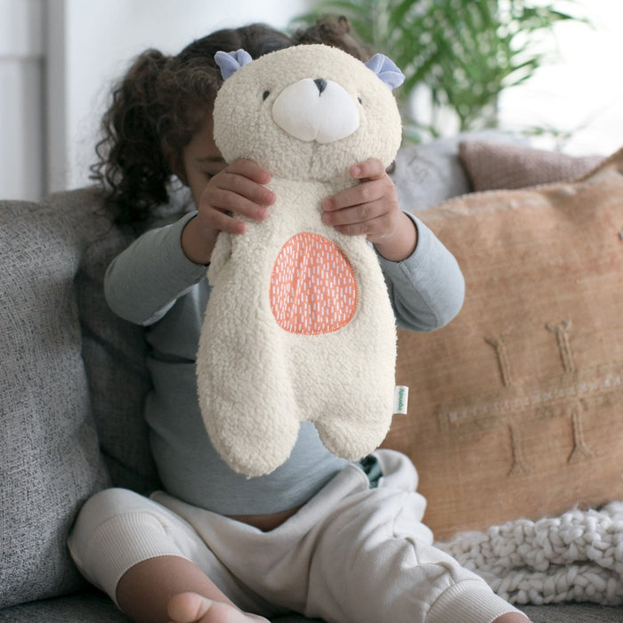 Ingenuity Premium Soft Plush Soothing Bean Bag Lovey - Nate the Teddy Bear