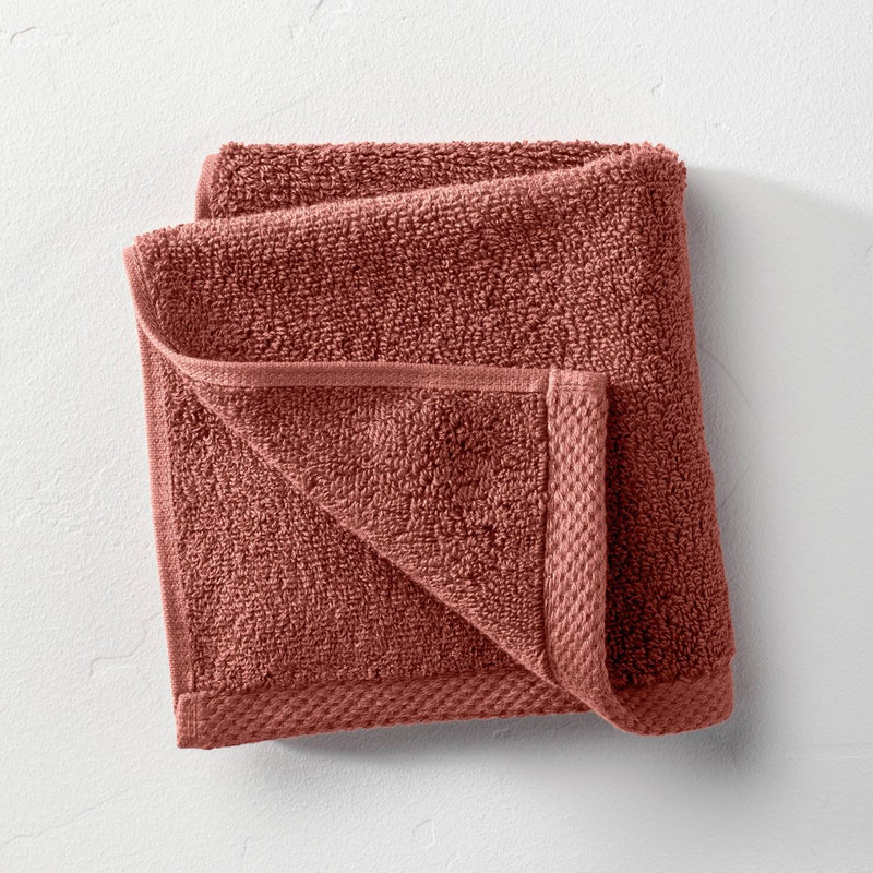 Organic Washcloth Bronze Brown - Casaluna