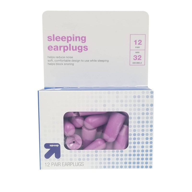 Sleeping Foam Earplugs - 12 Pair - up & up