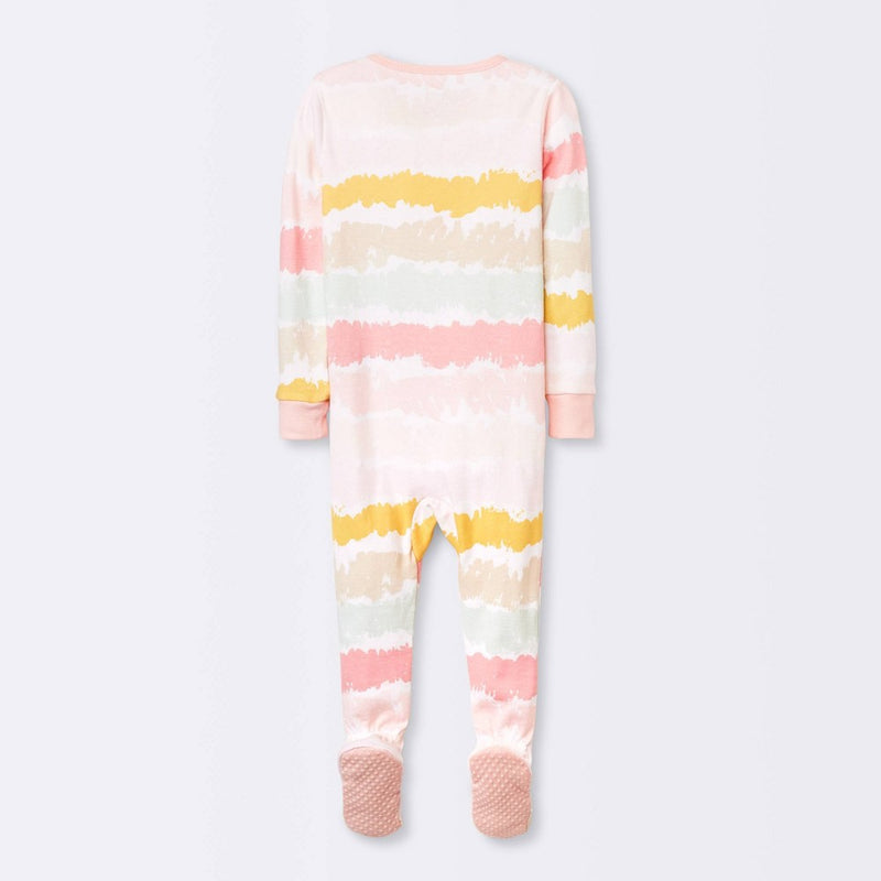 Baby Girls' 3pk Zip-Up Sleep N' Play - Cloud Island Pink 0-3M