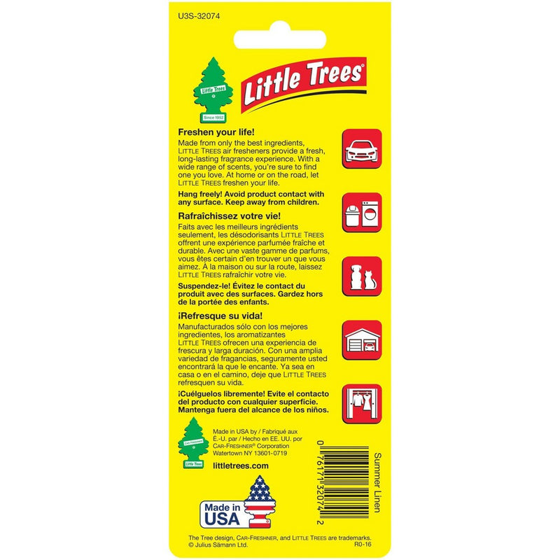 Little Trees Summer Linen Air Freshener 3pk