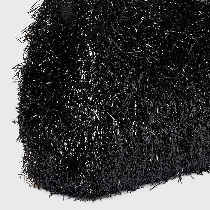 Tinsel Mini Party Tote Handbag - A New Day Black