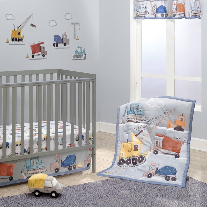 Bedtime Originals by Lambs & Ivy Construction Zone Fitted Crib Sheet