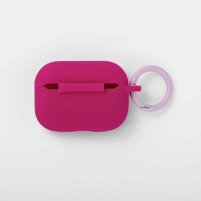 AirPod Pro Gen 1/2 Silicone Case with Clip - heyday Magenta