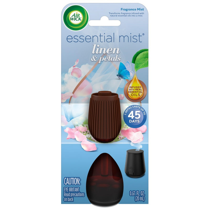 Air Wick Essential Mist Refill - Linen & Petals - 0.67 fl oz/1ct