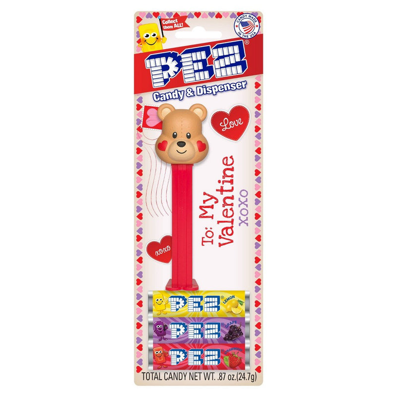 Pez Valentine's Dispenser - 0.87oz (Packaging May Vary)