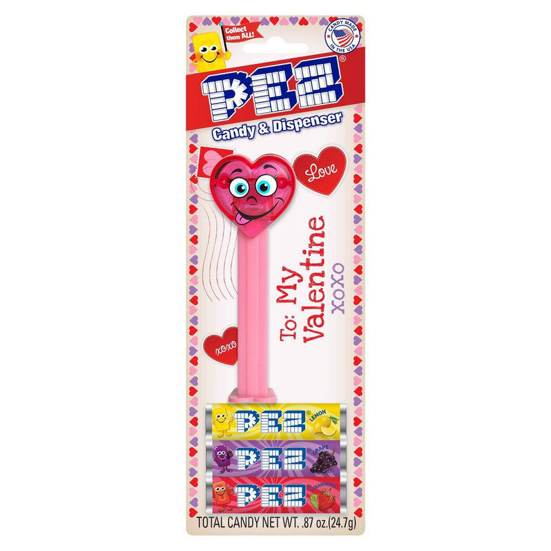 Pez Valentine's Dispenser - 0.87oz (Packaging May Vary)