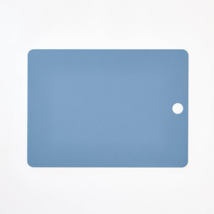 3pc Recycled Poly Essentials Cutting Board Set Blue - Figmint