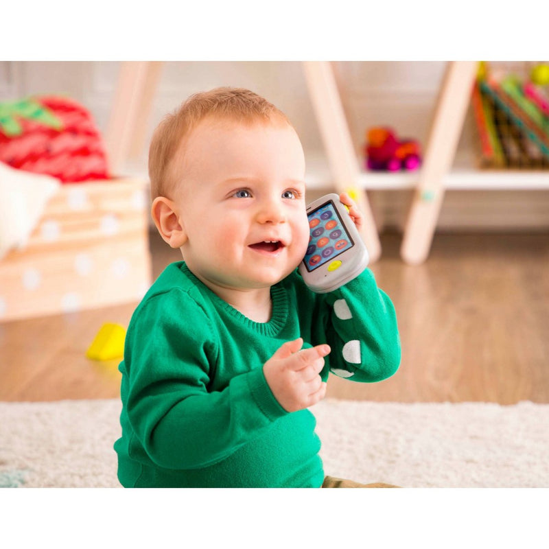 B. toys Interactive Toy Smart Phone - Hi!! Phone Metallic Silver