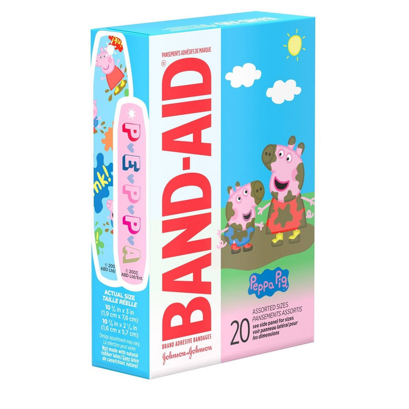 Band-Aid Adhesive Peppa Pig Bandages - 20ct