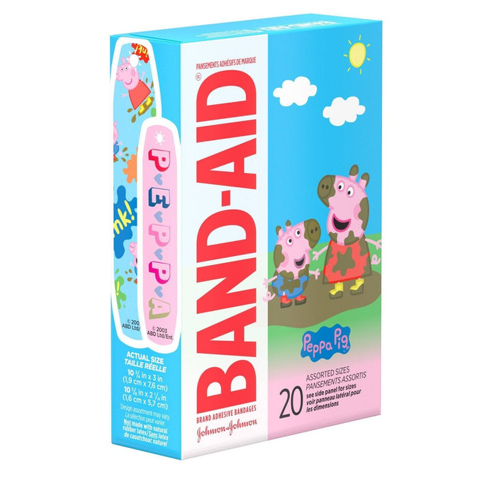 Band-Aid Adhesive Peppa Pig Bandages - 20ct
