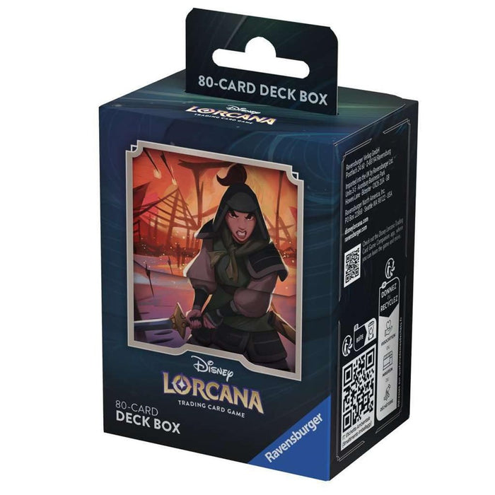 Ravensburger Disney Lorcana: Rise Of The Floodborn TCG Deck Box - Mulan For Ages 8 And Up