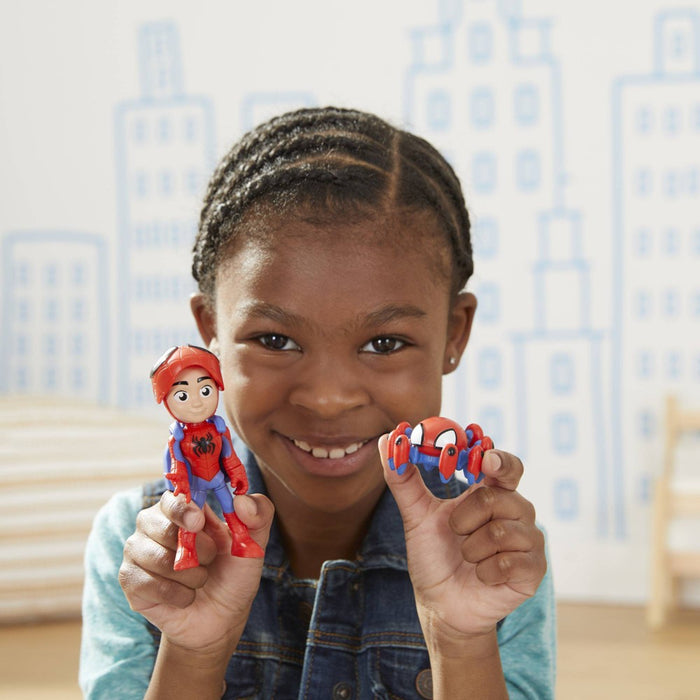 Marvel Spidey and His Amazing Friends Trace-E and Spidey Hero Reveal 2pk