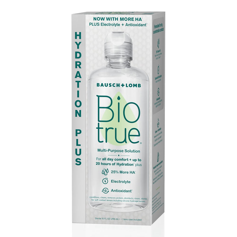 Biotrue Hydration Plus Contact Lens Solution - 10 fl oz