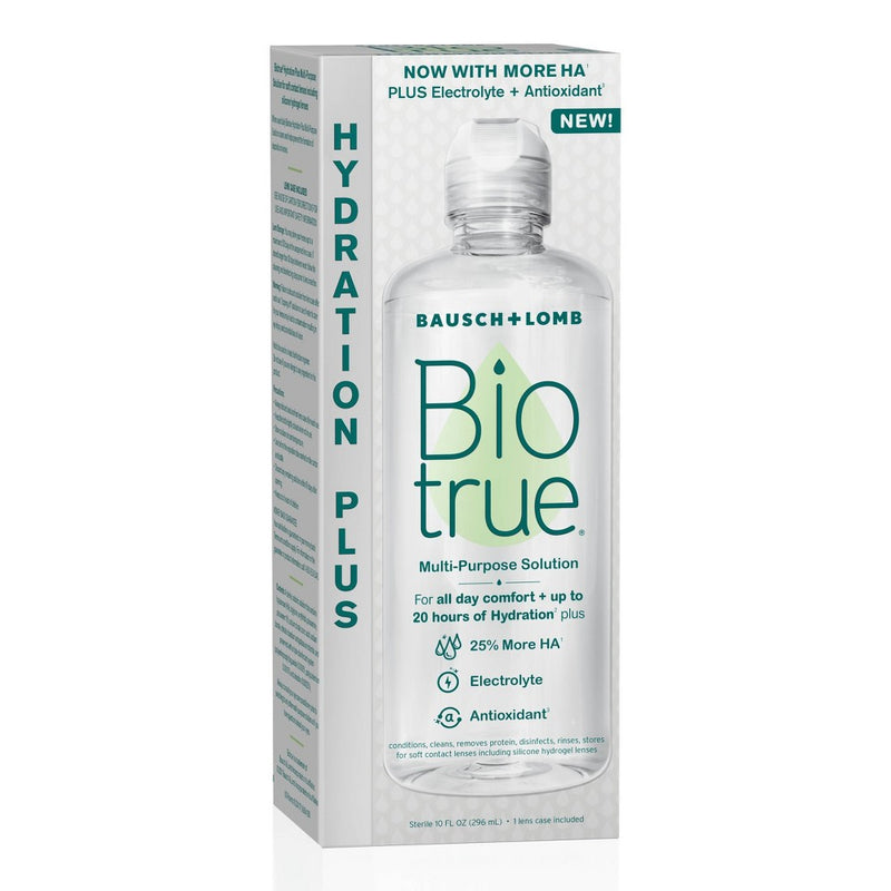 Biotrue Hydration Plus Contact Lens Solution - 10 fl oz