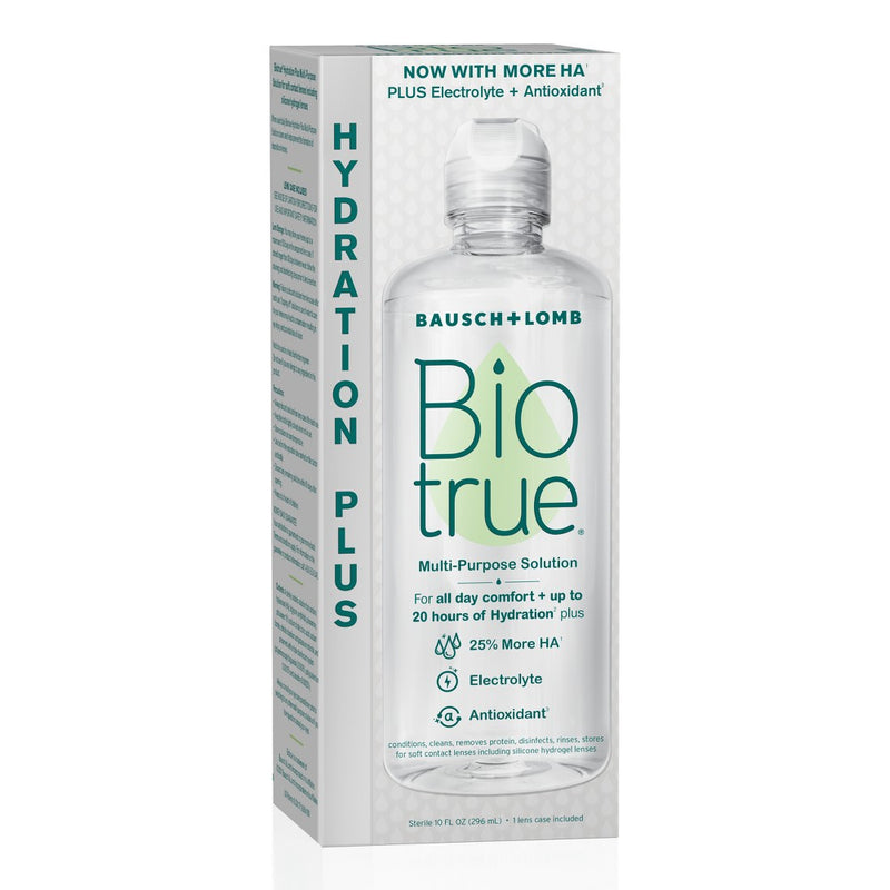 Biotrue Hydration Plus Contact Lens Solution - 10 fl oz