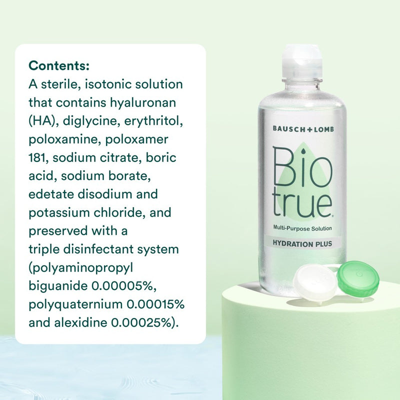 Biotrue Hydration Plus Contact Lens Solution - 10 fl oz