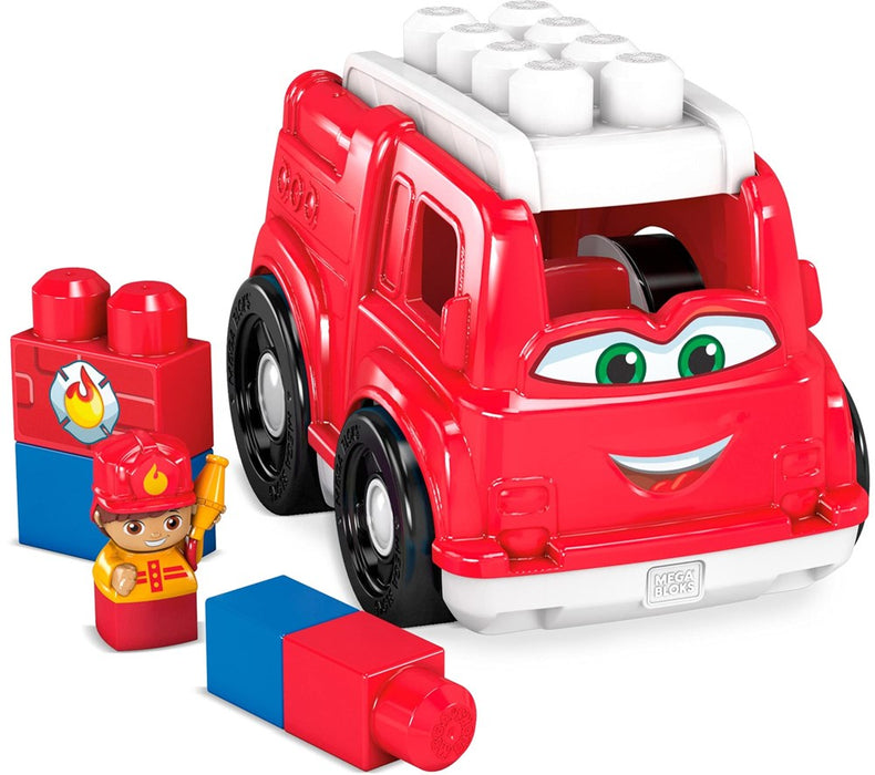 MEGA BLOKS Fisher-Price Toddler Building Blocks, Freddy Fire Truck
