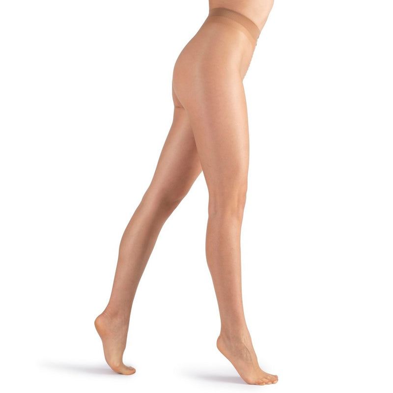LECHERY Women's Matte Silky Ultra Sheer 8 Denier Tights (1 Pair) - Natural, Large/X Large
