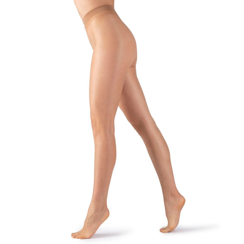 LECHERY Women's Matte Silky Ultra Sheer 8 Denier Tights (1 Pair) - Natural, Large/X Large