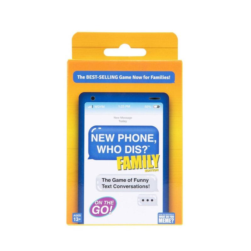 What Do You Meme? New Phone Who Dis? Family Travel Edition Game