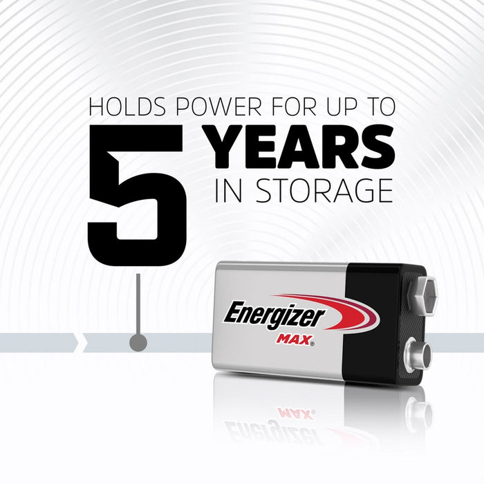 Energizer Max 9V Cell Batteries - Alkaline Battery