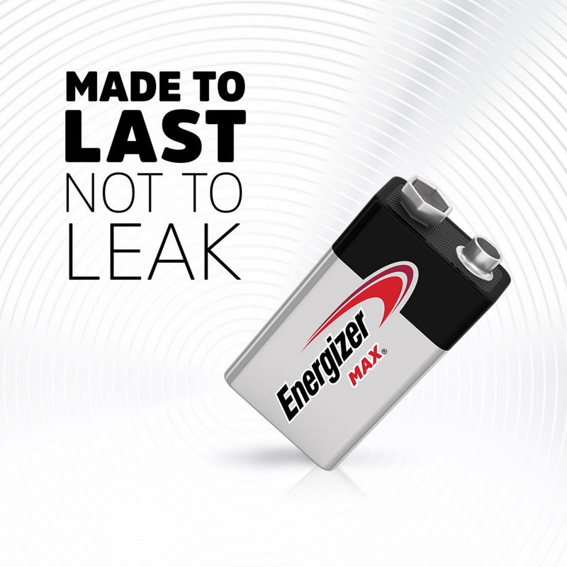 Energizer Max 9V Cell Batteries - Alkaline Battery