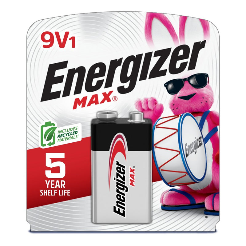 Energizer Max 9V Cell Batteries - Alkaline Battery